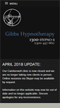 Mobile Screenshot of gibbshypnotherapy.com.au